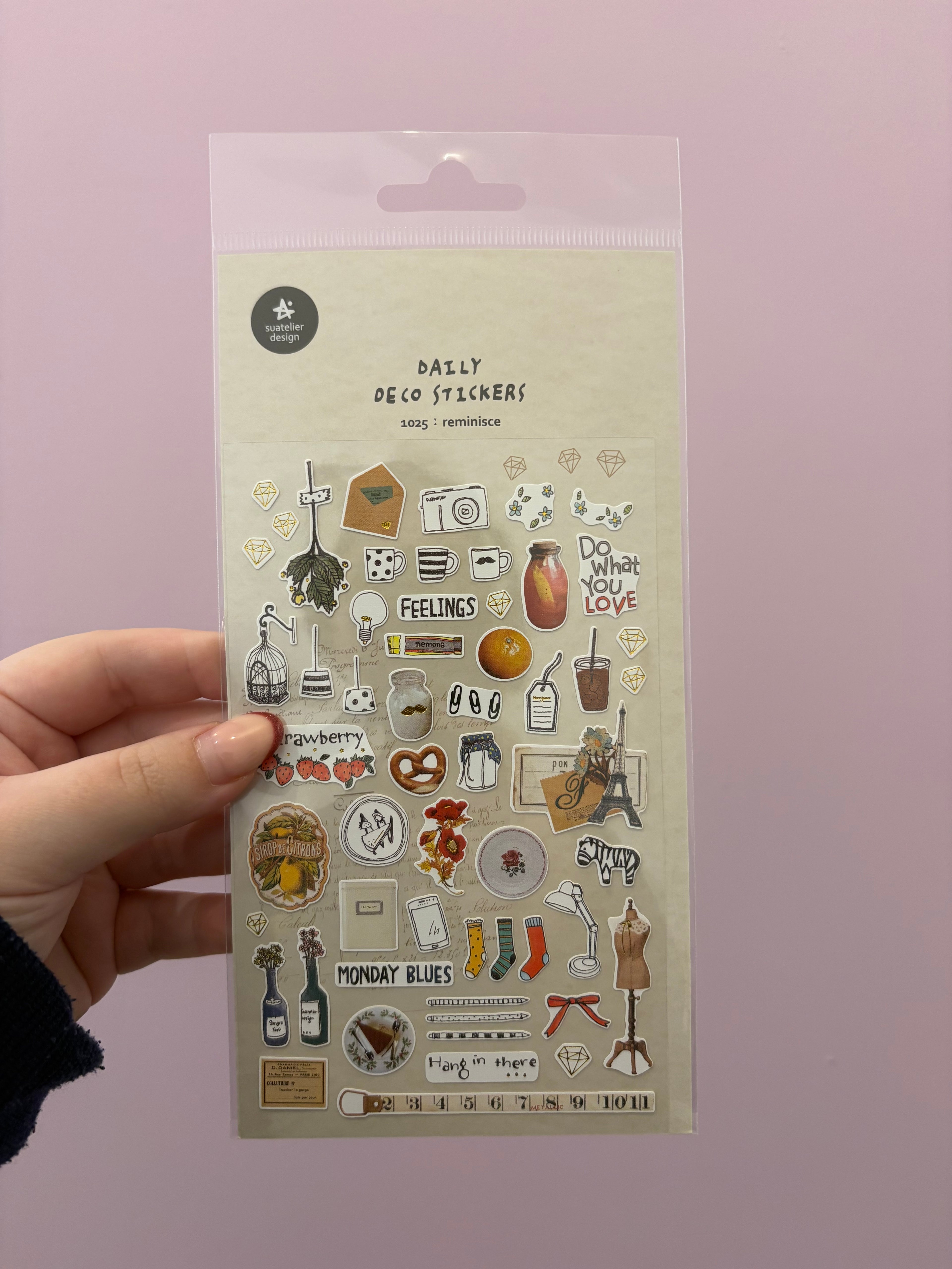 Scrap Booking Sticker Sheet