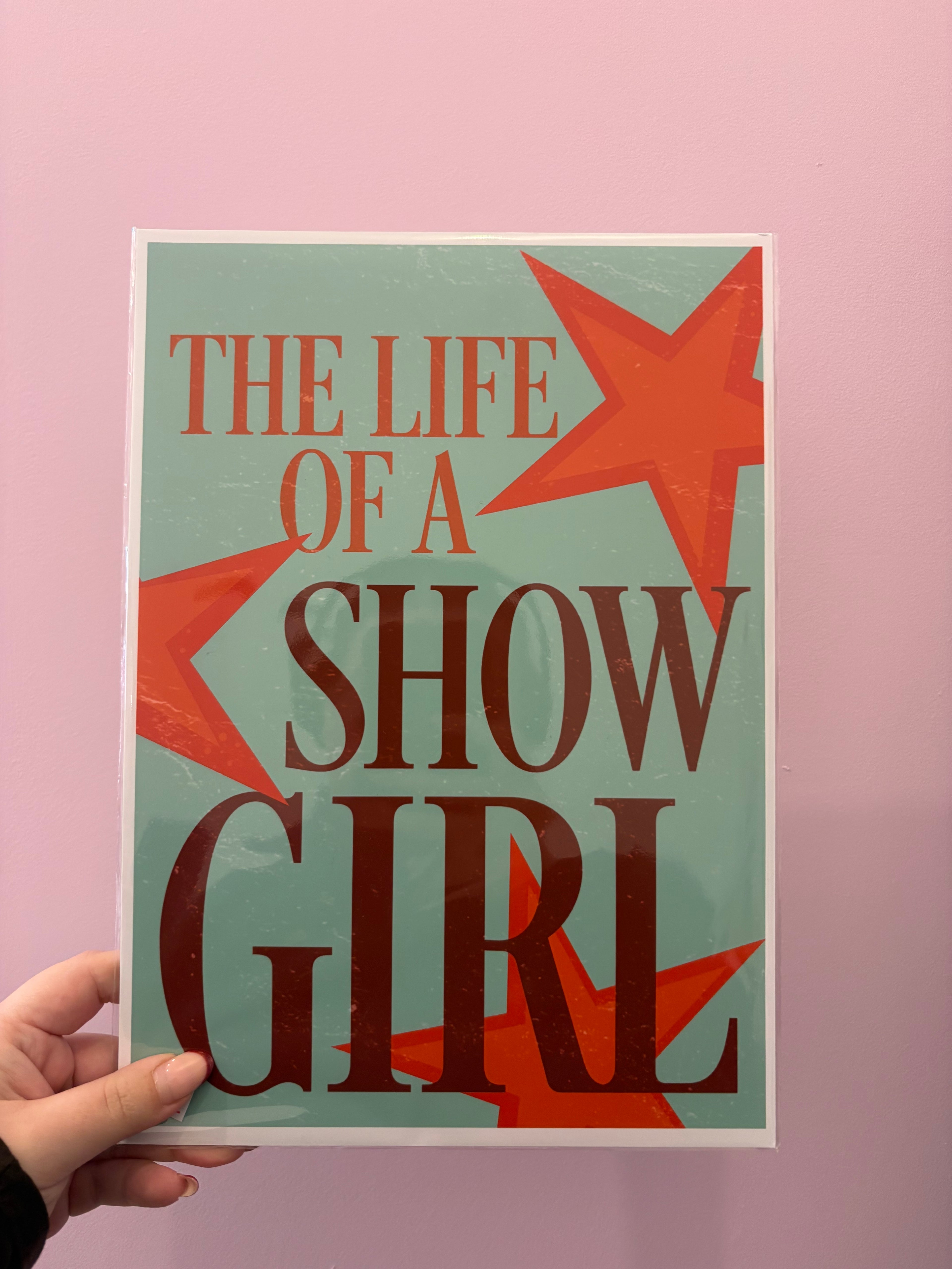 'The Life Of A Show Girl' Taylor Swift Print