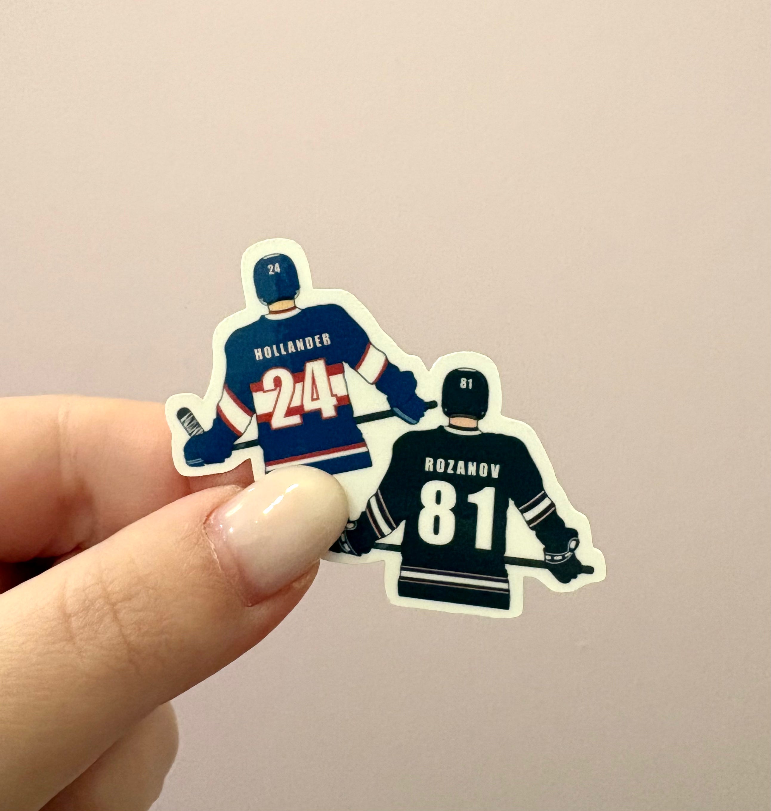 24 & 81 Jersey Heated Rivalry Sticker