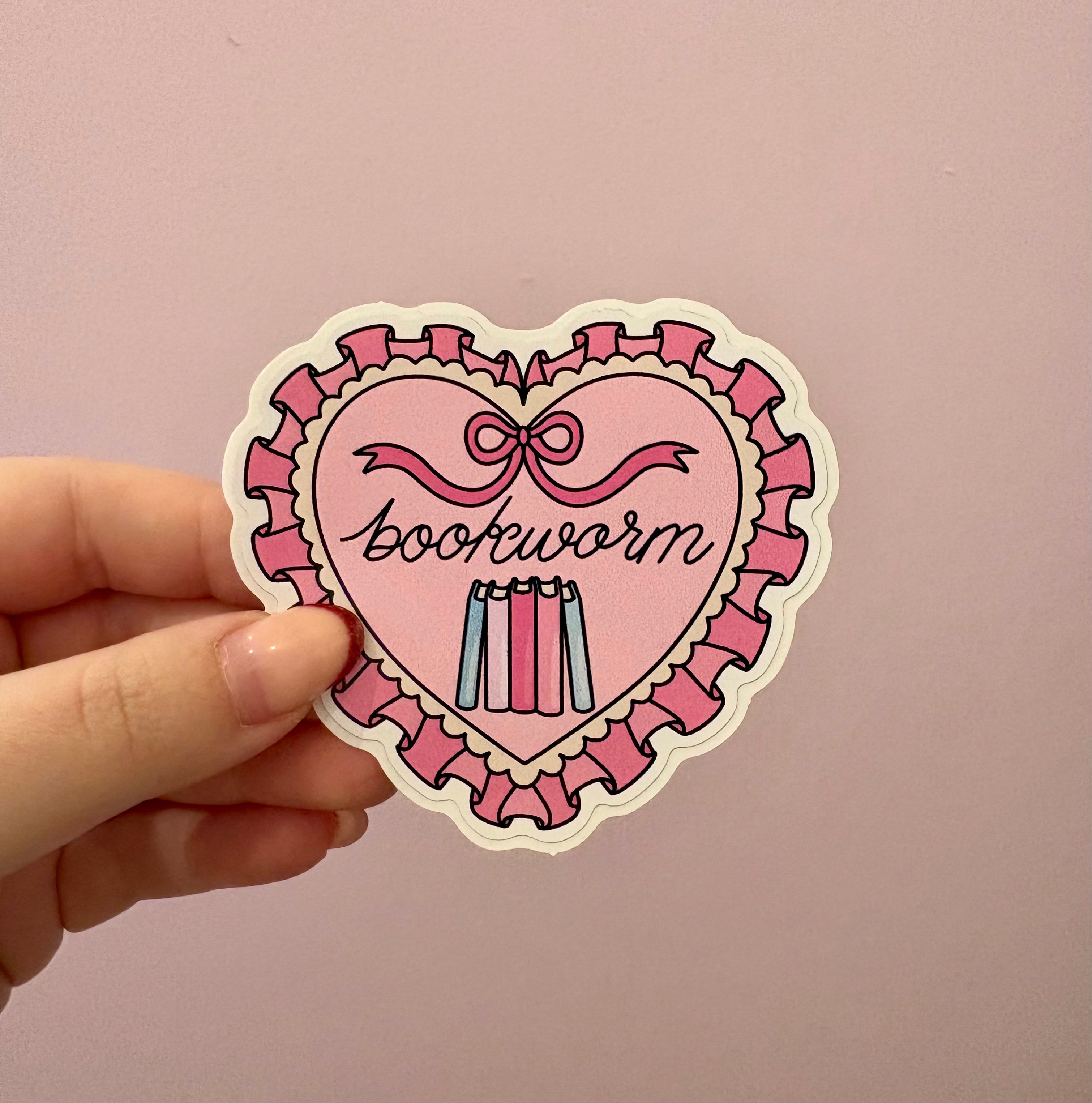'Bookworm' Sticker