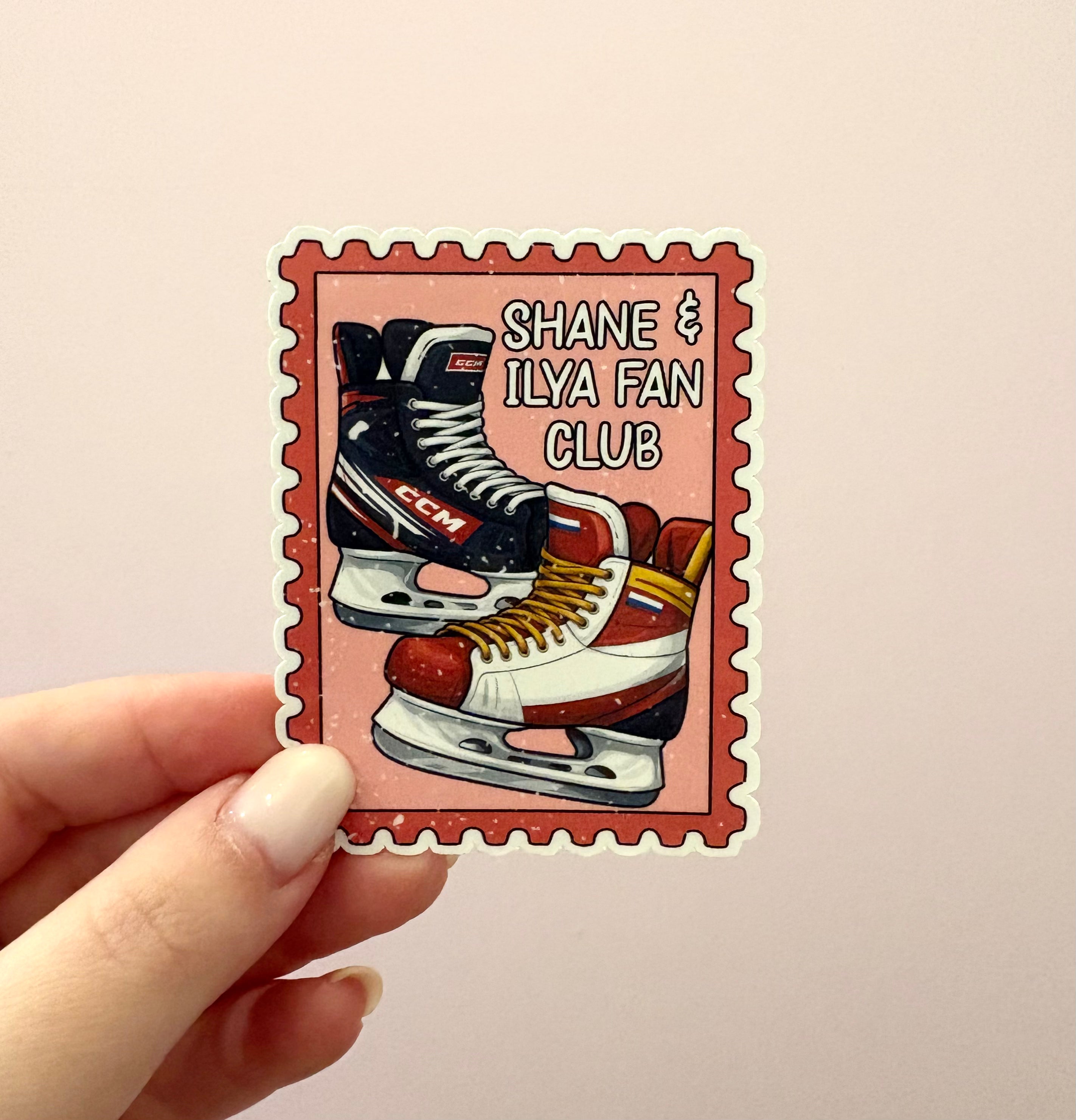 Shane & Ilya Fan Club Stamp Heated Rivalry Sticker