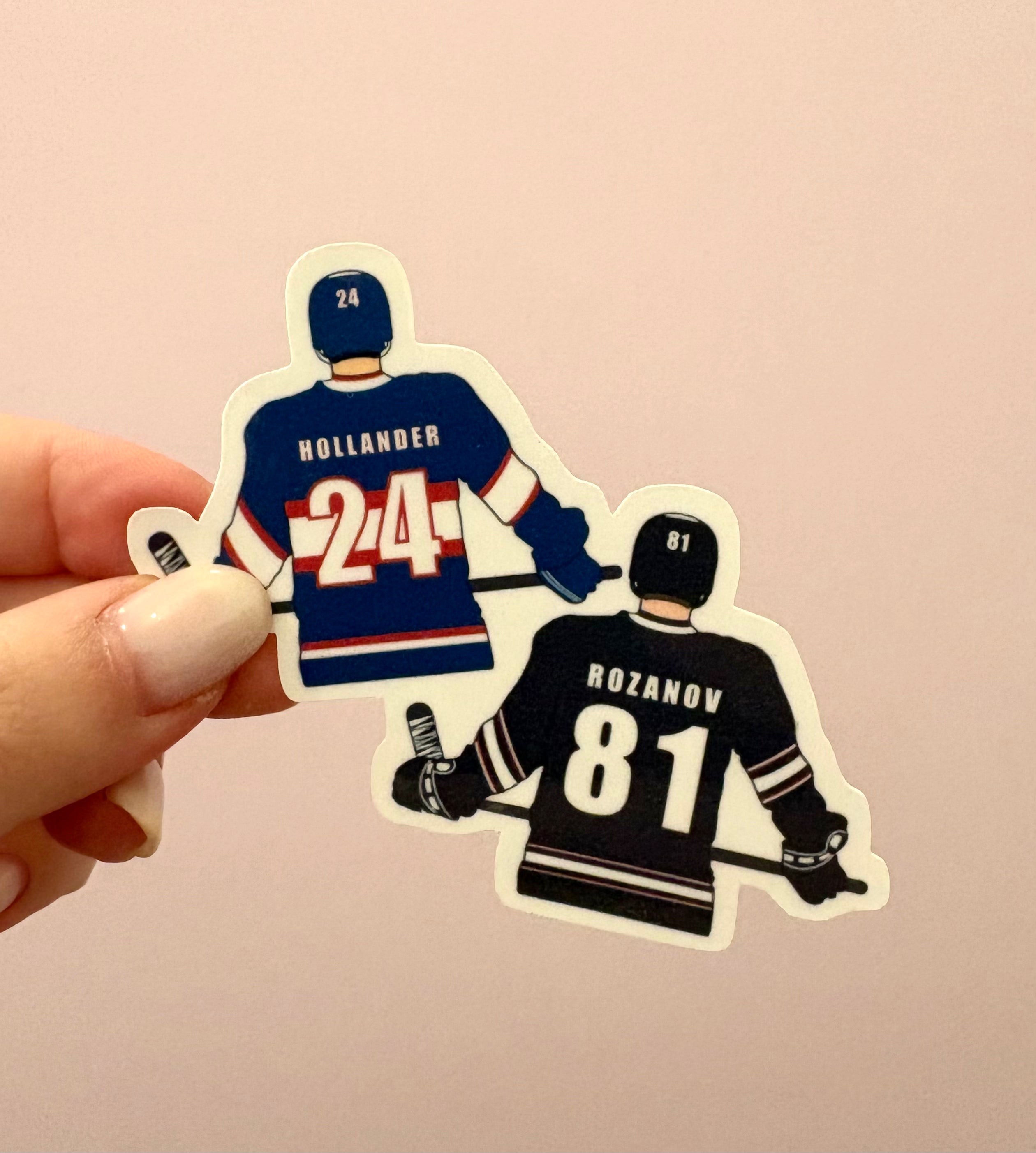24 & 81 Jersey Heated Rivalry Sticker