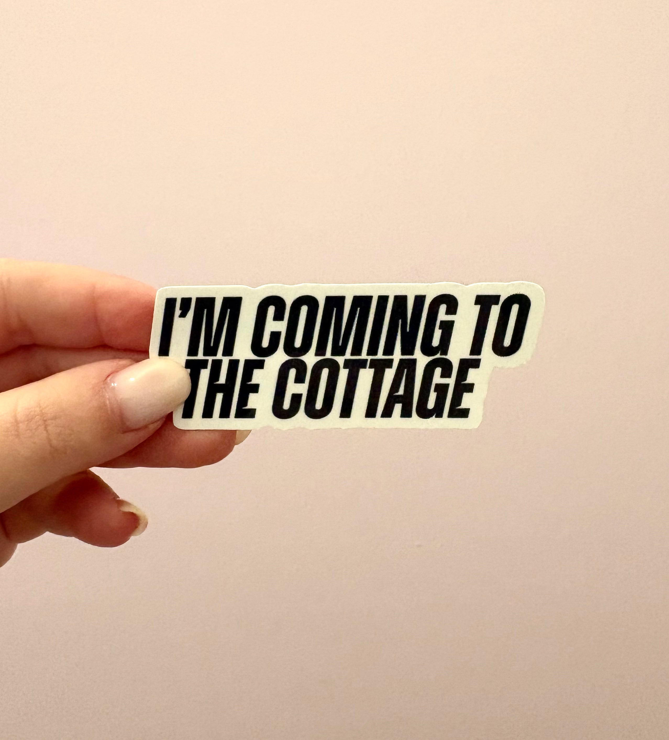 I'm Coming To The Cottage Heated Rivalry Sticker