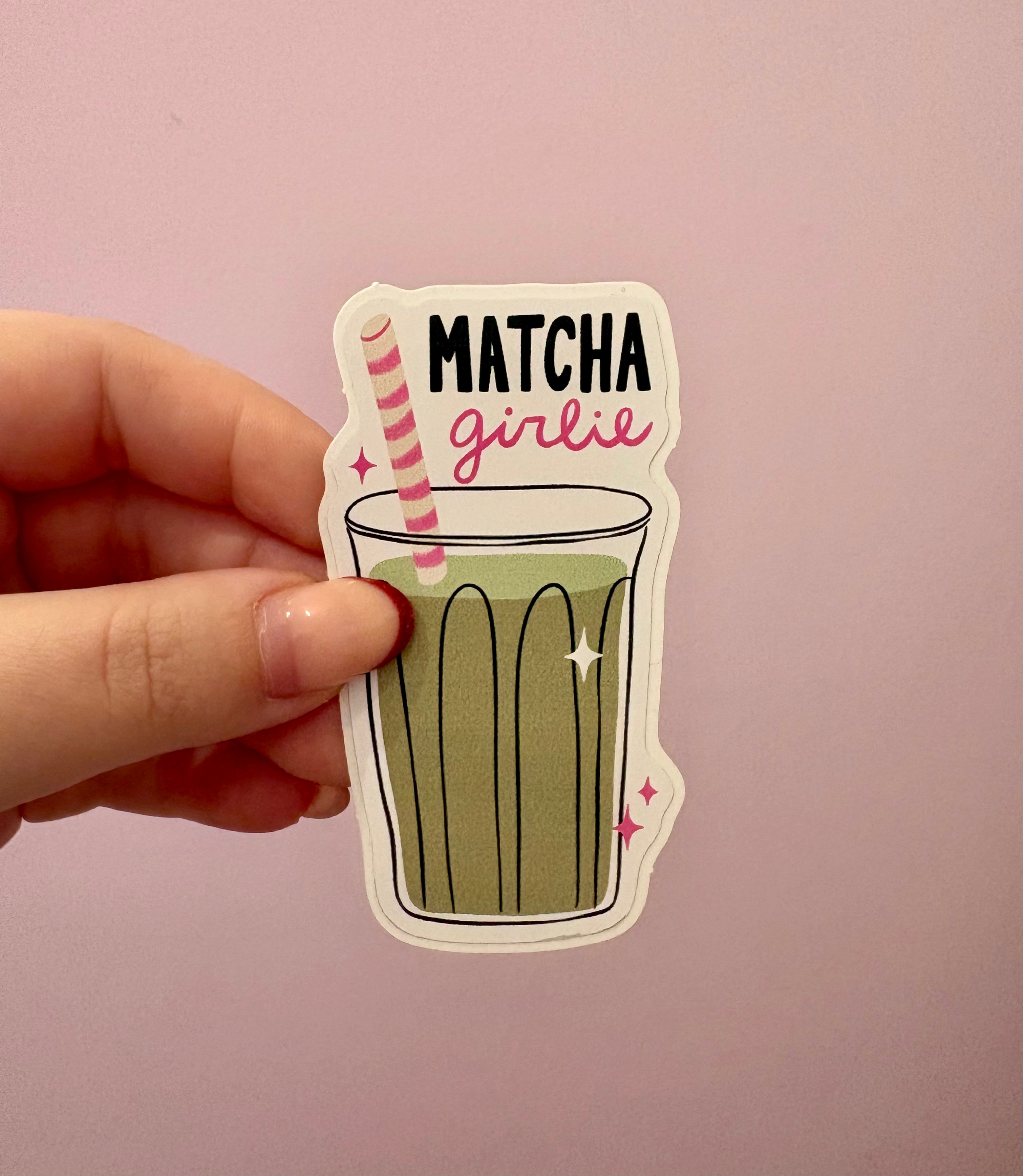 'Matcha Girlie' Sticker