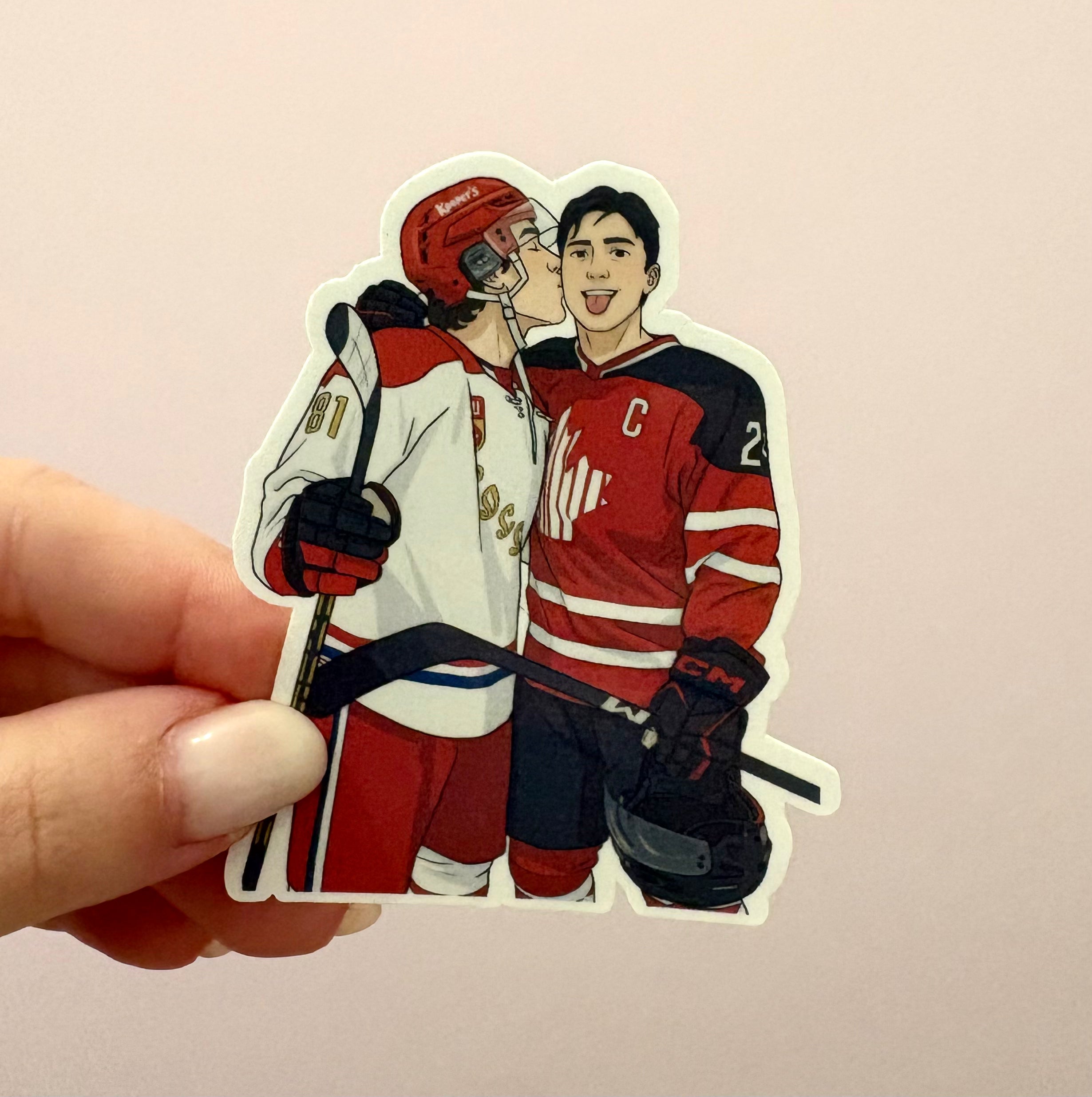 Boys Together In Gear Heated Rivalry Sticker
