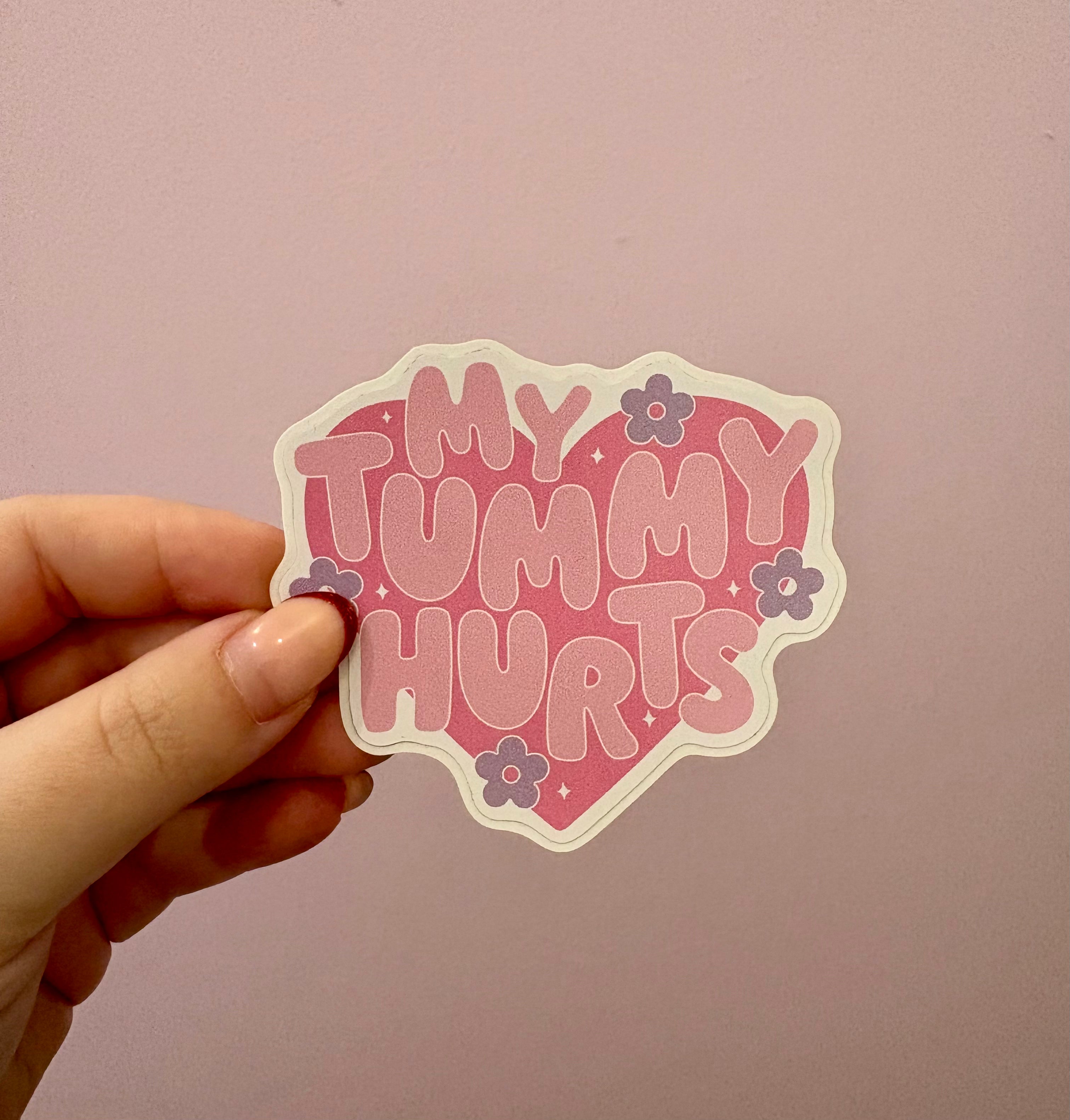 'My Tummy Hurts' Sticker