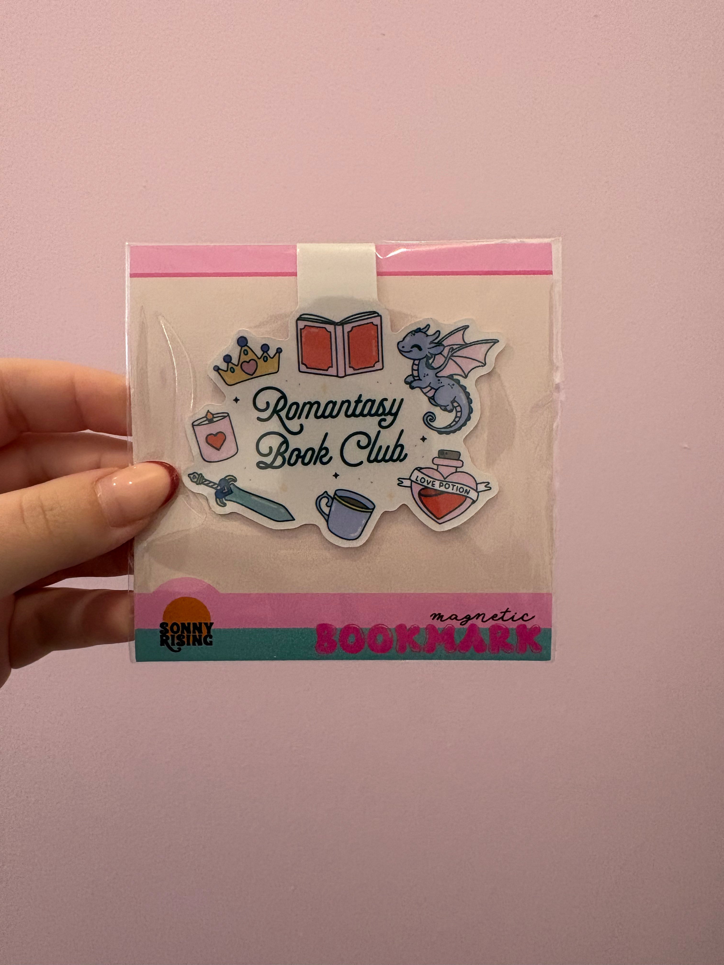'Romantasy Book Club' Magnetic Bookmark